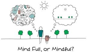 Clearing your mind with mindfulness.