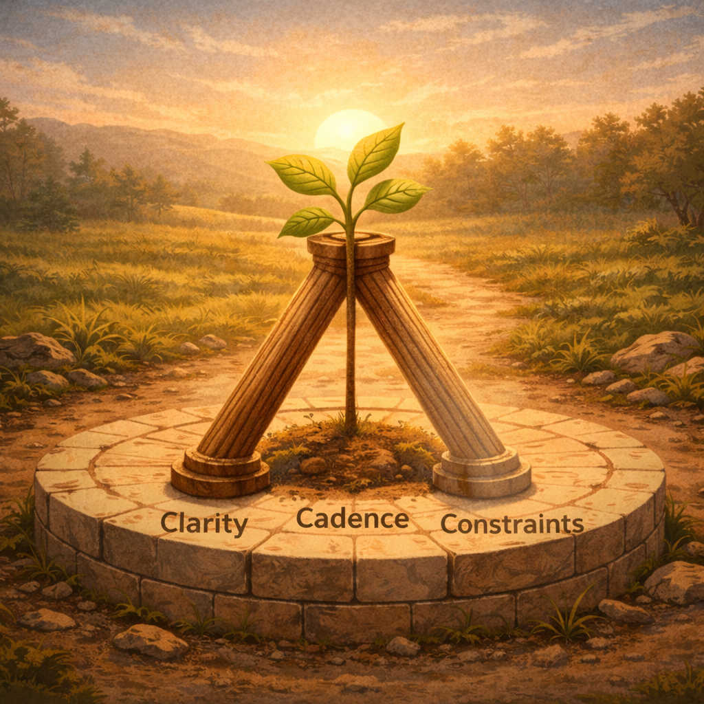 Support for growth and balance